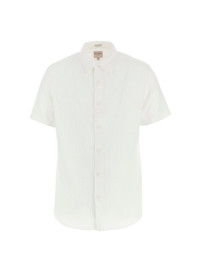 CAMISA GUESS BLANCA MUESTRA MANGA CORTA