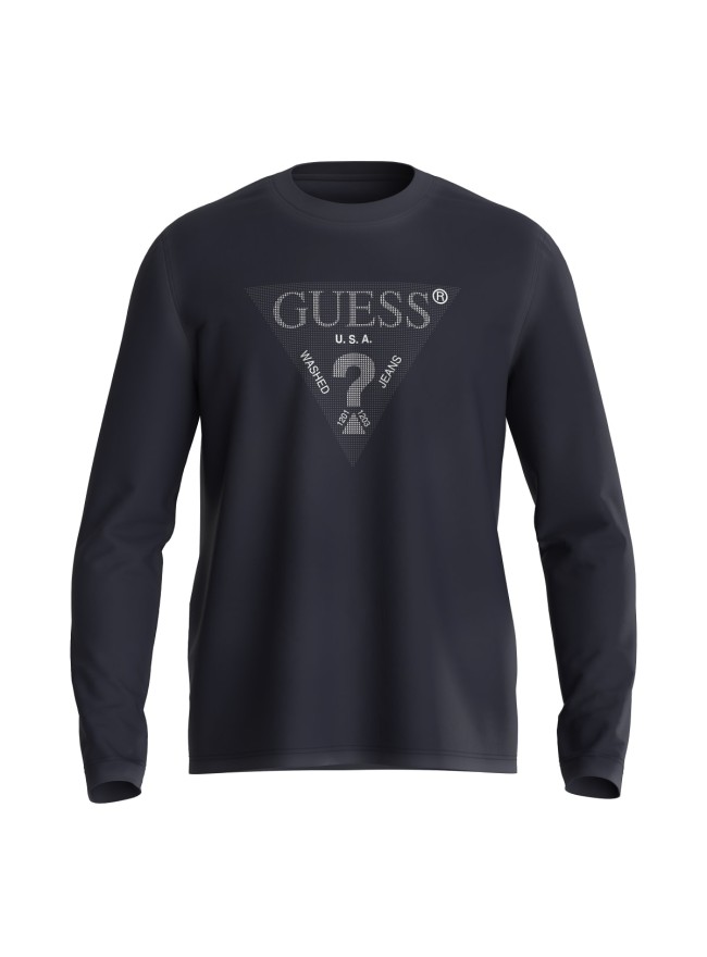 CAMISETA GUESS MARINO MANGA LARGA