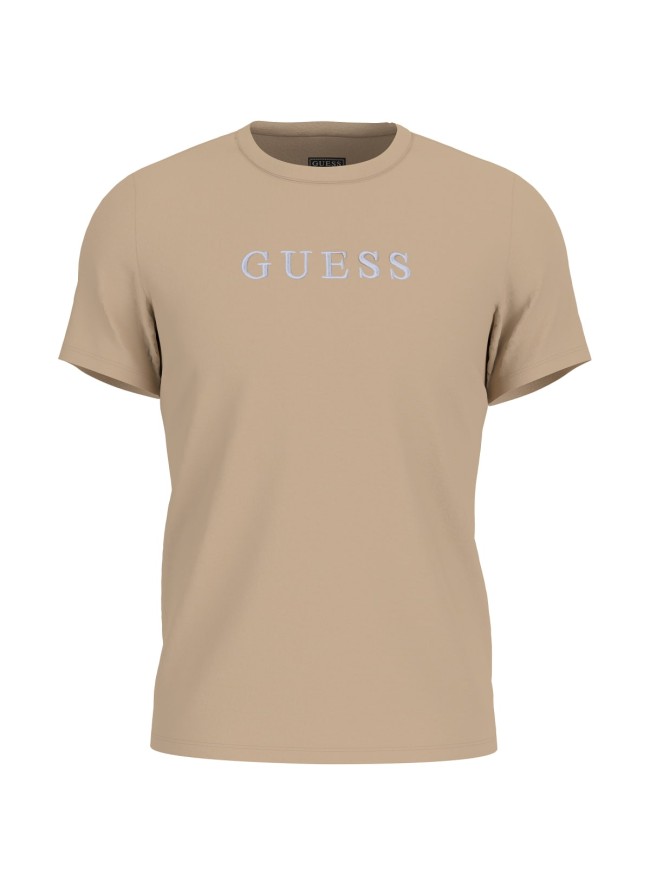 CAMISETA GUESS BORDADA CAMEL