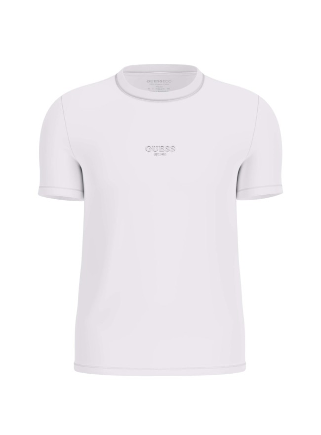 CAMISETA BLANCA GUESS LOGO CENTRO