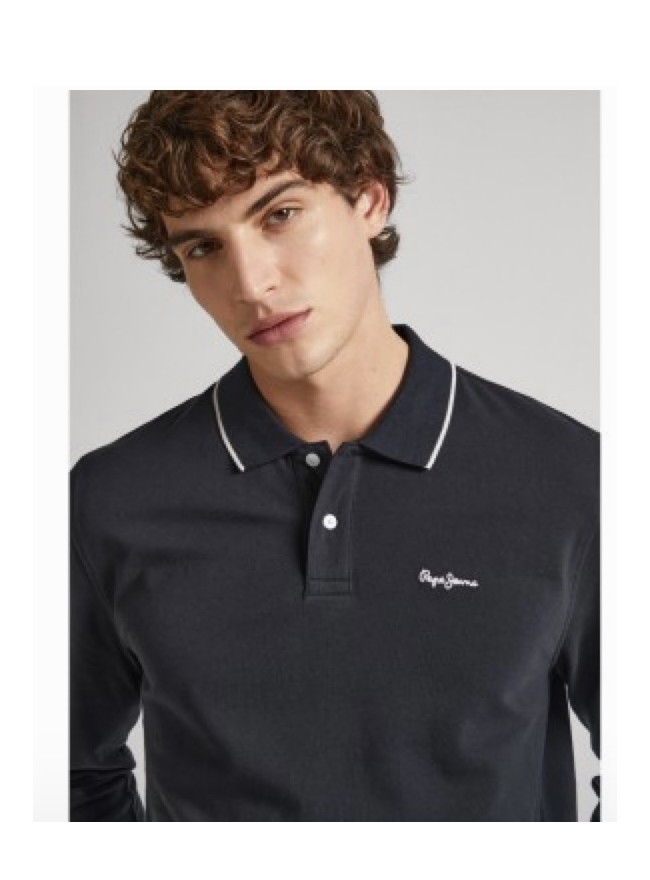 POLO PEPE JEANS HANS LS MARINO